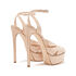 Casadei Flora Tiffany Platform Sandals Cipria 1L113V1401TIFFA3302