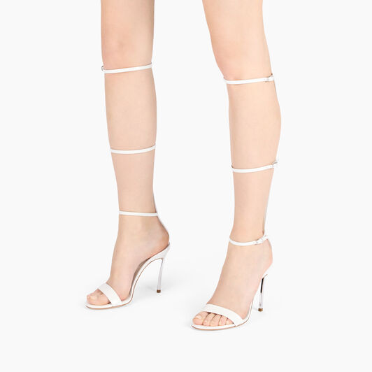 Casadei Musa Blade Sandal White 1L347J100MC2327