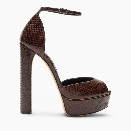 Casadei Sandale Flora Platform Basilisco Saddle 1L287Y1401BASIL Casadei Sandale Flora Platform Basilisco Saddle 1L287Y1401BASIL