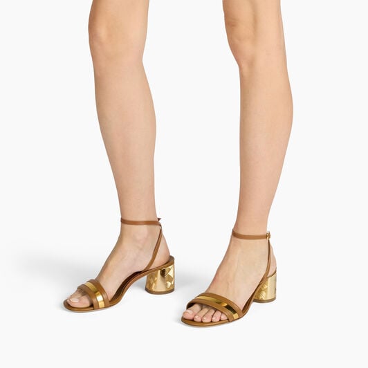 Casadei ReflexCleo Sandal Havana, gold 1L442B0501C2963 Casadei ReflexCleo Sandal Havana, gold 1L442B0501C2963
