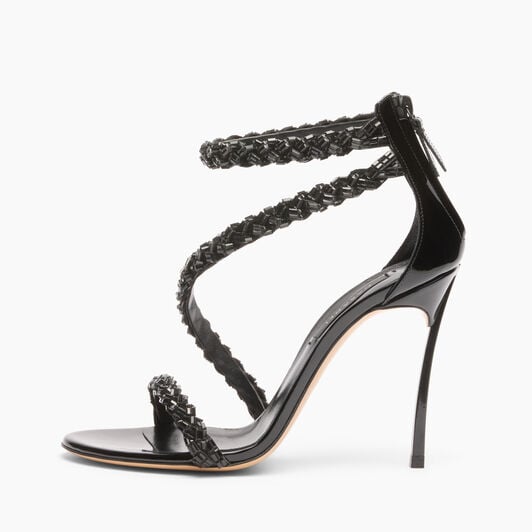 Casadei Starsway Blade Sandals Black 1L395A100TT0528 Casadei Starsway Blade Sandals Black 1L395A100TT0528