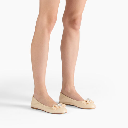 Casadei Ballet Flat Ecrù 1A305B0101C3006