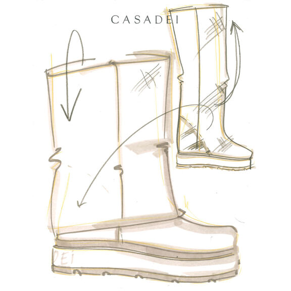 Casadei Duble Face Ankle Boot Forest 2S336Y0801RENNA