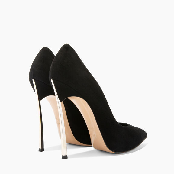 Casadei حذاء بكعب بليد أسود 1F916W120MC1190