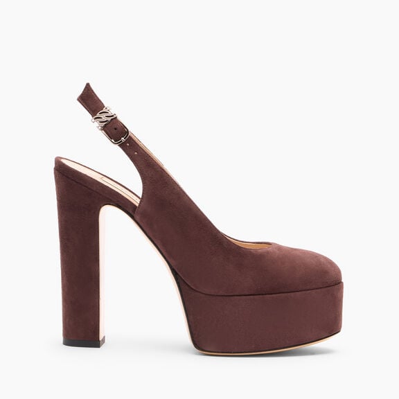 Casadei صندل باتي بلاتفورم من الشمواه Carruba 1G659A1301CAMOS Casadei صندل باتي بلاتفورم من الشمواه Carruba 1G659A1301CAMOS