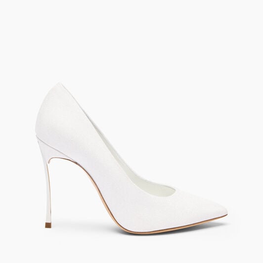 Casadei Blade Pump White 1F915W100MTRINI Casadei Blade Pump White 1F915W100MTRINI