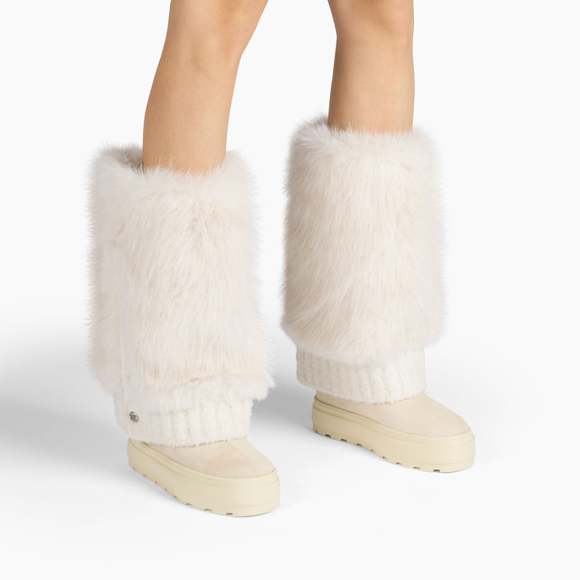 Casadei Double Face High Boot Yogurt+White 2S394A0811T0561 Casadei Double Face High Boot Yogurt+White 2S394A0811T0561