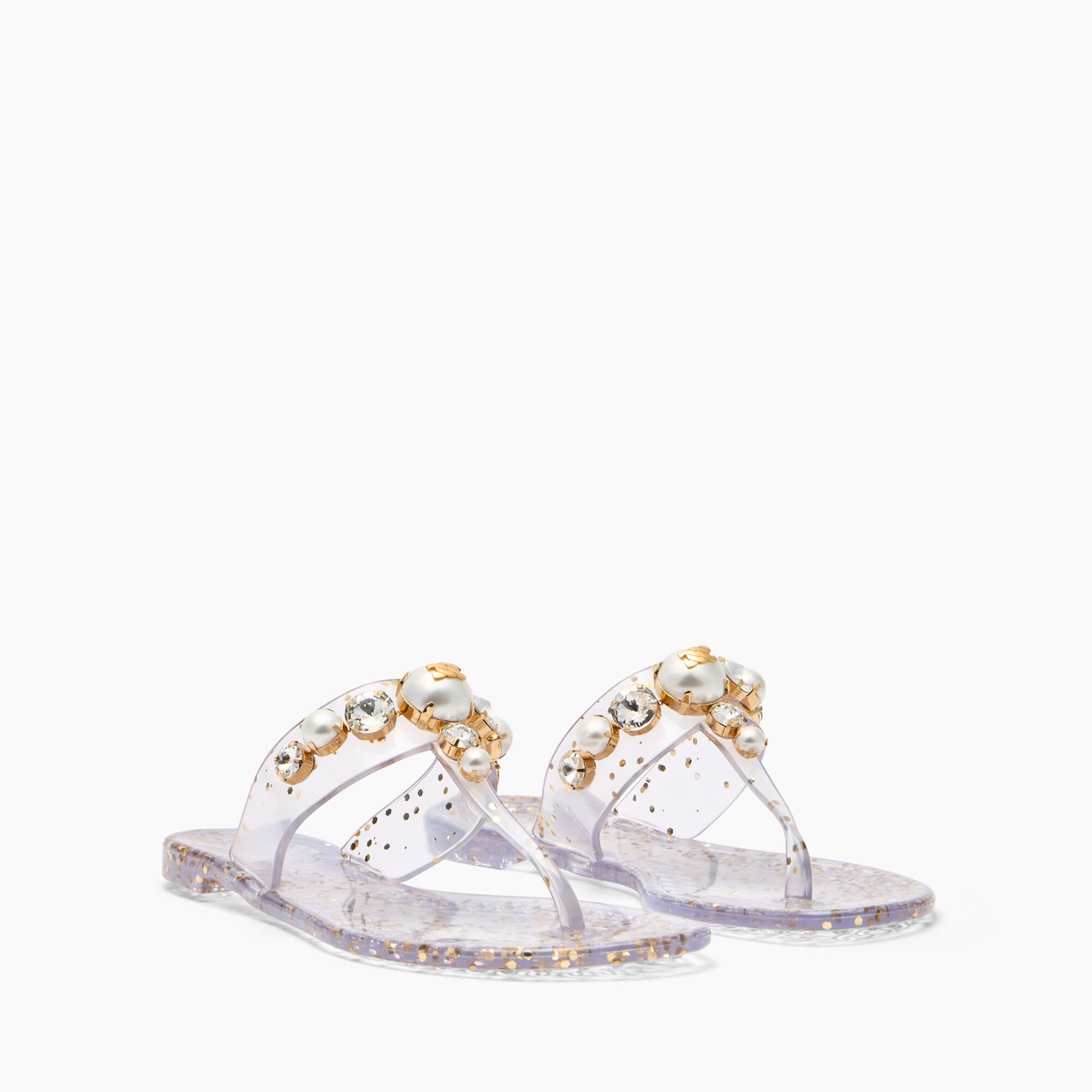 Casadei Jelly Flat Ice/gold 2Y268B0101BECPE