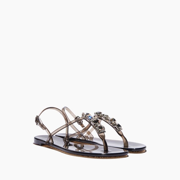 Casadei صندل جيلي بين الأصابع Black 2Y010D0101BEACH Casadei صندل جيلي بين الأصابع Black 2Y010D0101BEACH