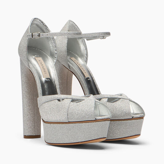 Casadei Flora Solar Eclipse Platfrom Silver 1L428B1401SOLAE