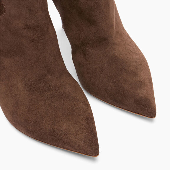 Casadei Blade Suede Boot Cacao 1S329Y100MC1832 Casadei Blade Suede Boot Cacao 1S329Y100MC1832