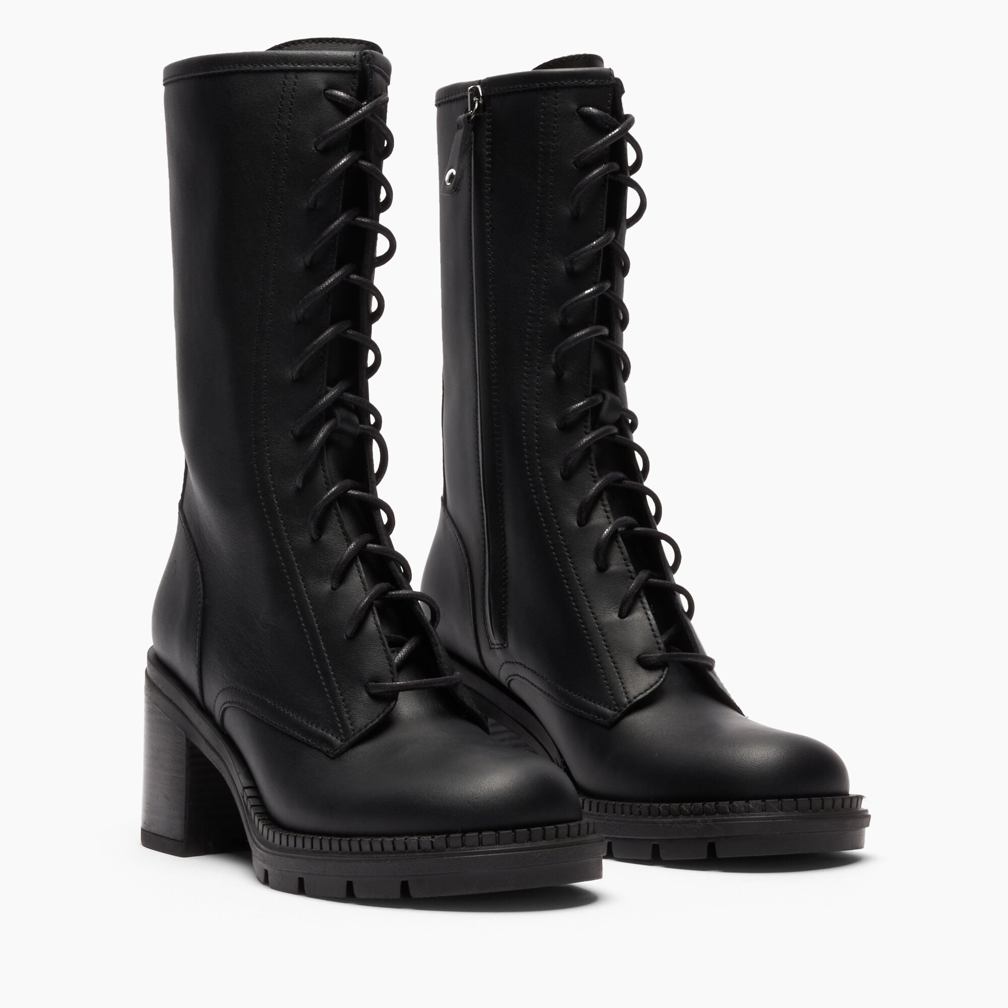 Casadei Combat Boot Concept Symphony Nero 1R522A0801C2860 Casadei Combat Boot Concept Symphony Nero 1R522A0801C2860