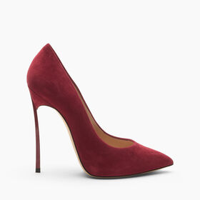 Casadei Escarpin Blade Suede Purple 1F916W120TCAMOS