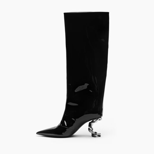 Casadei Knee-high boot Infinity Black 1S404A080MC2907