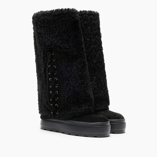 Casadei Double Face High Boot Black 2S395A081NT0556