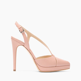 Casadei Michelle Leather Slingbacks Rosè 1G644J1001MINOR