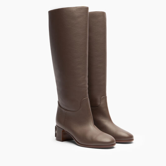 Casadei Nuova Mun Hippodrom High Boot Castagna 1S387A0511HIPPO Casadei Nuova Mun Hippodrom High Boot Castagna 1S387A0511HIPPO
