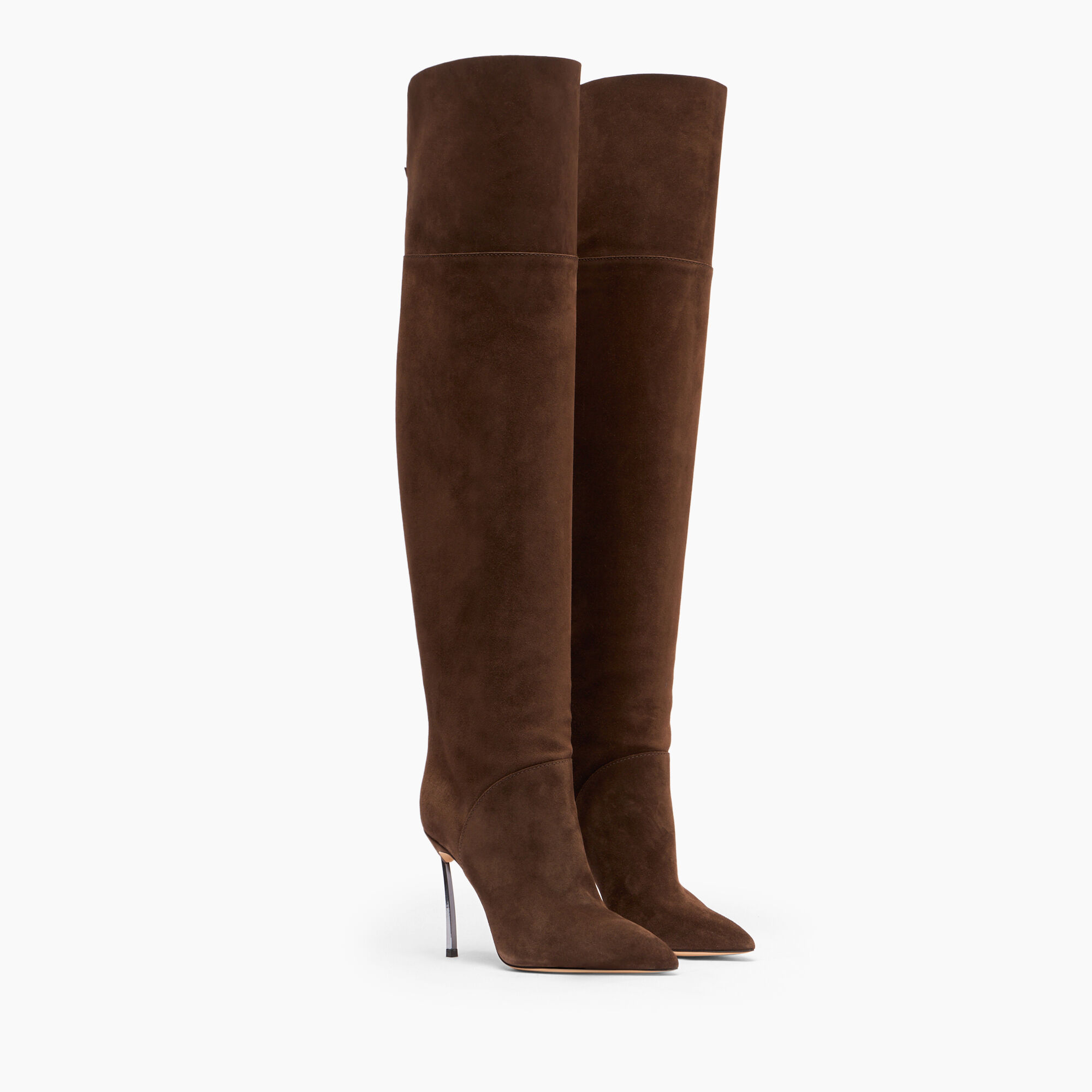 Casadei Blade Reversible Over The Knee Cacao 1T076A100MC1832