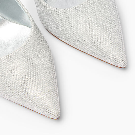 Casadei Blade Pump Silver 1F915W100MTRINI