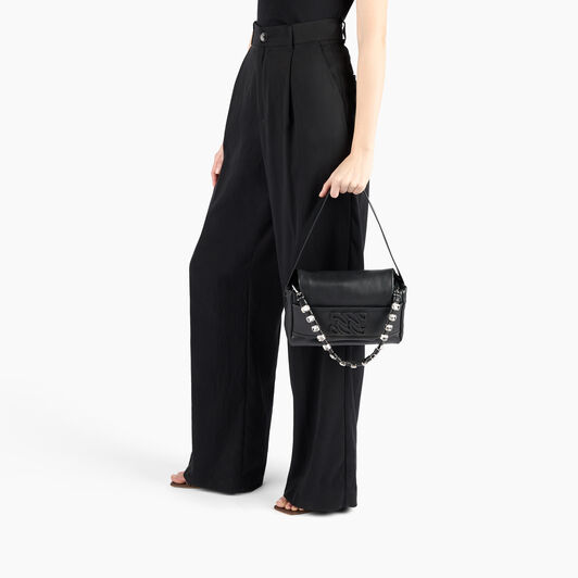 Casadei Riviera Tracolla Gioiello Bag Black 3W478J0000B0359 Casadei Riviera Tracolla Gioiello Bag Black 3W478J0000B0359