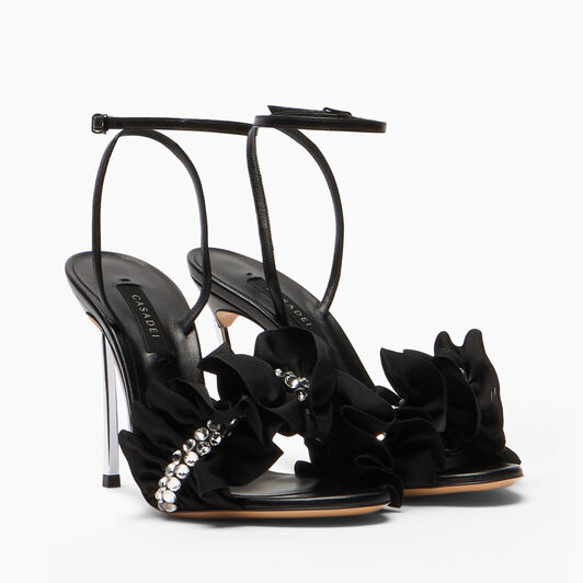 Casadei Annabel Blade Sandal Black 1L450B100MC2931