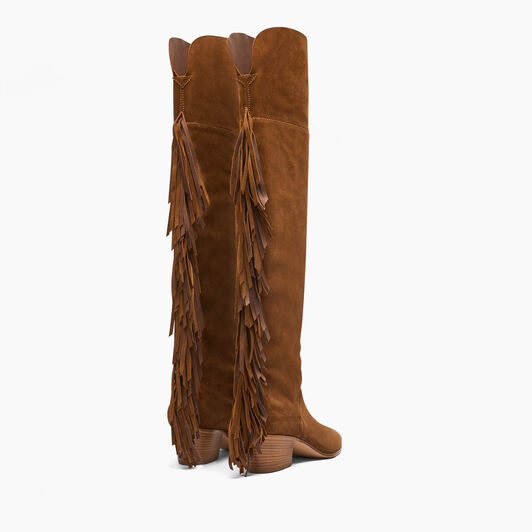 Casadei Beat Suede Over the knee Sella 1T074J0501NOMAD