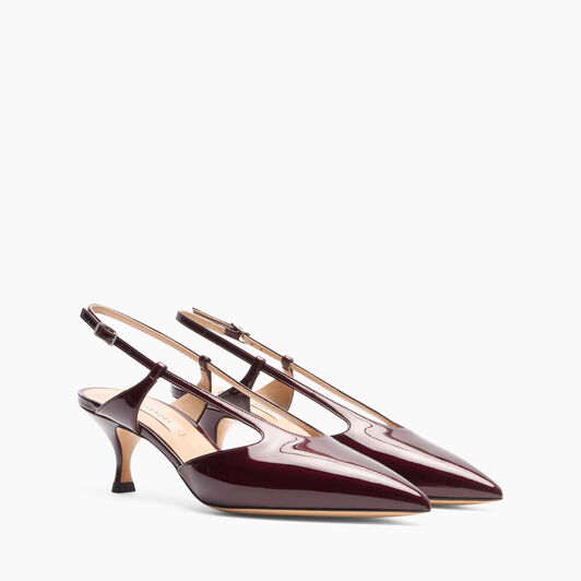Casadei Samurai Julia Slingbacks Amarena 1H035A0501SAMUR Casadei Samurai Julia Slingbacks Amarena 1H035A0501SAMUR
