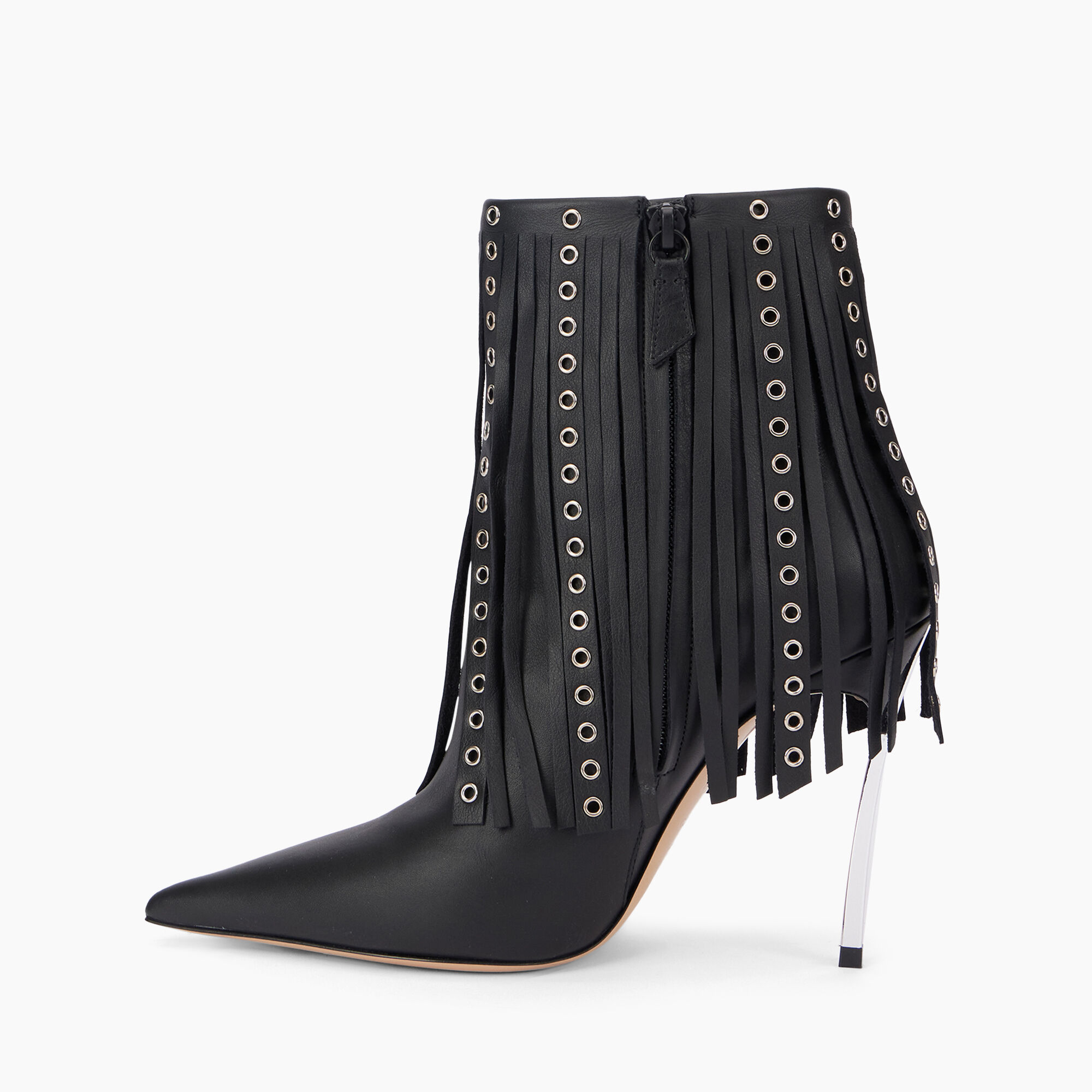 Casadei Debby Superblade Ankle Boots Black 1R490Y100MC2553