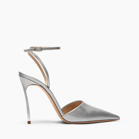 Casadei Superblade Sharp Pump Samurai Aluminium 1G676B100MC2924 Casadei Superblade Sharp Pump Samurai Aluminium 1G676B100MC2924