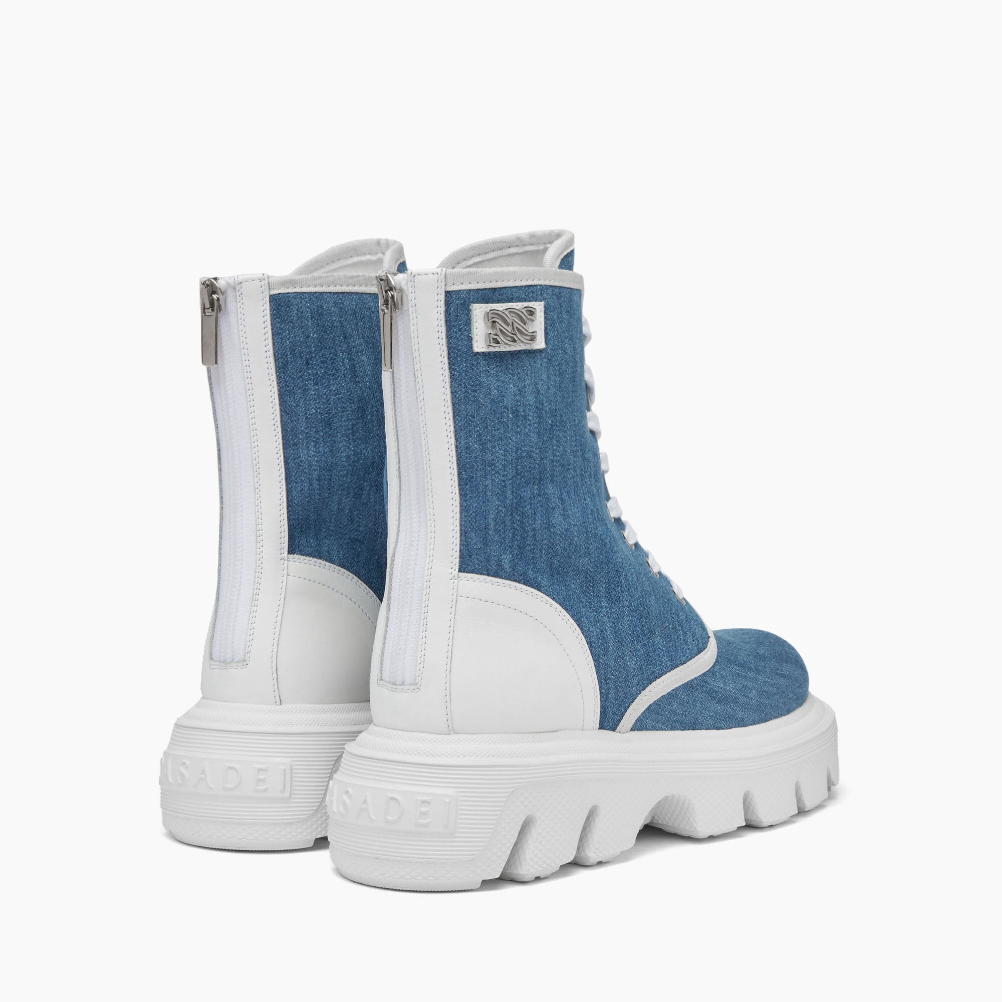 Generation C Denim Biker Boots in for Women Casadei