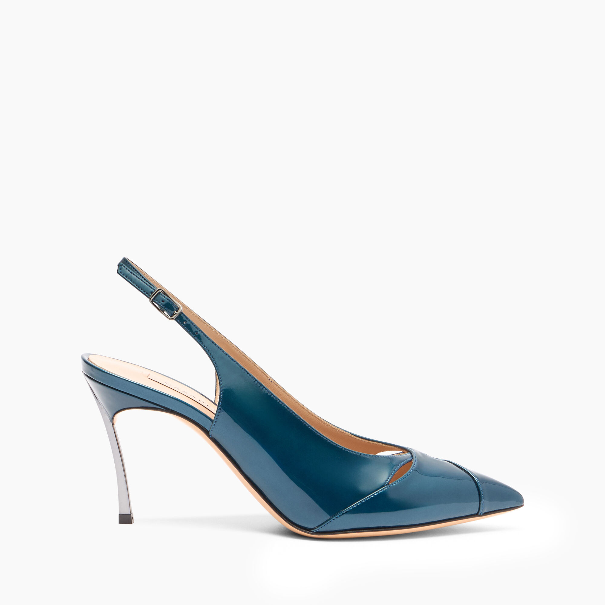 Casadei Samurai Blade Slingbacks Blue Troll 1G647A080MC2834