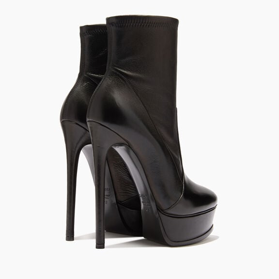 Casadei بوت فلورا بلاتفورم للكاحل أسود 1R627L1401T0053 Casadei بوت فلورا بلاتفورم للكاحل أسود 1R627L1401T0053