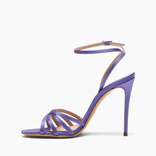 Casadei Julia Sandalo Satin Lavender 1L420B1001SATIN Casadei Julia Sandalo Satin Lavender 1L420B1001SATIN