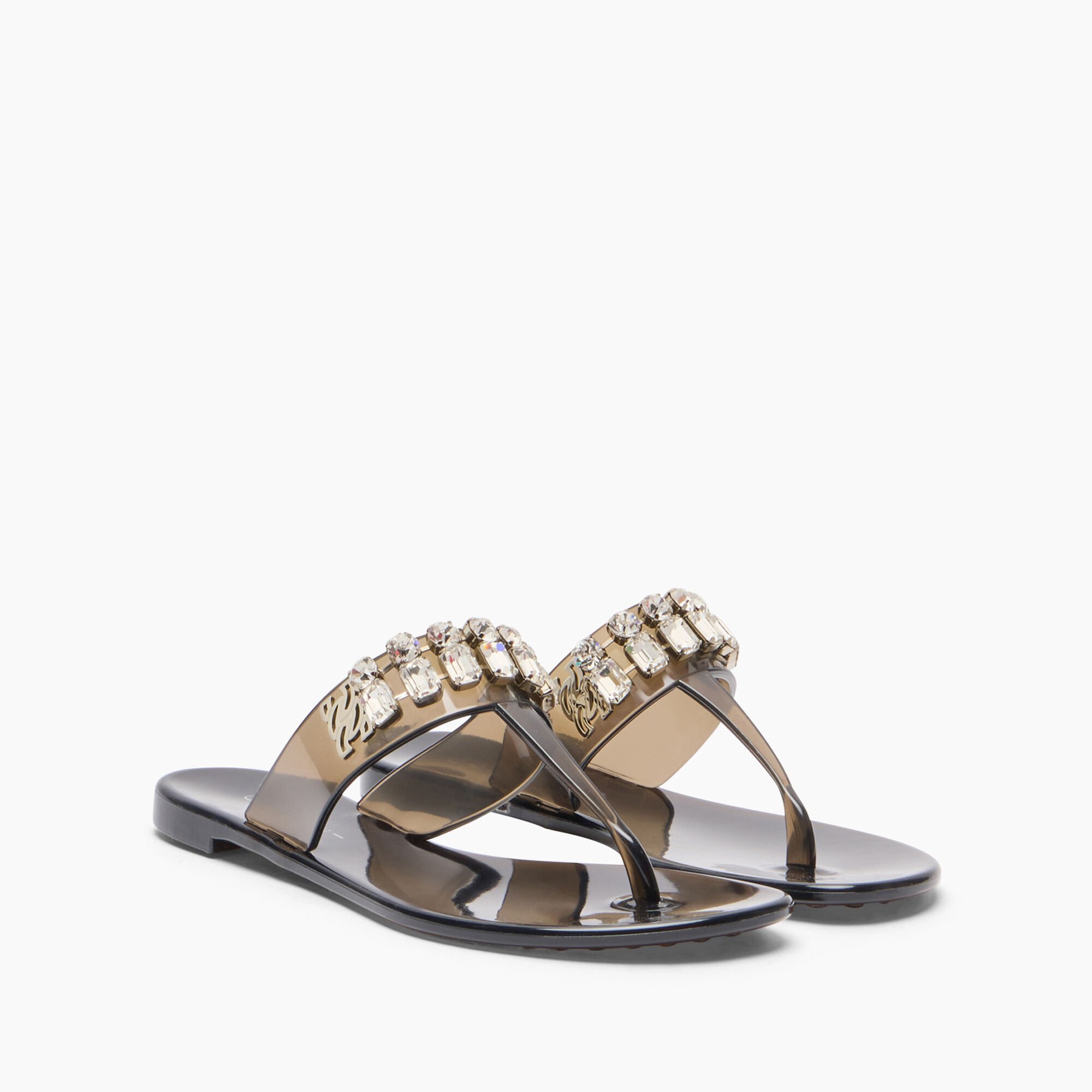 Casadei Jelly Decor Sandals Black 2Y261J0101CHBEA