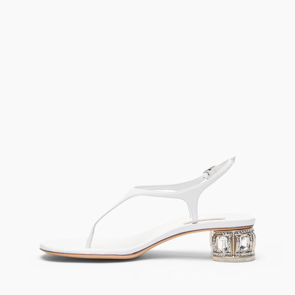 Casadei صندل Belle Epoque أبيض 1N253B0301C2971