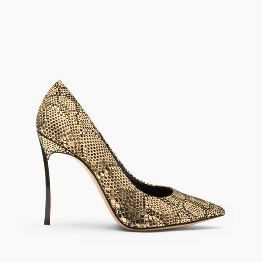 Casadei Blade Goldfinger Pump Goldfinger 1F915W100TGLDFG Casadei Blade Goldfinger Pump Goldfinger 1F915W100TGLDFG
