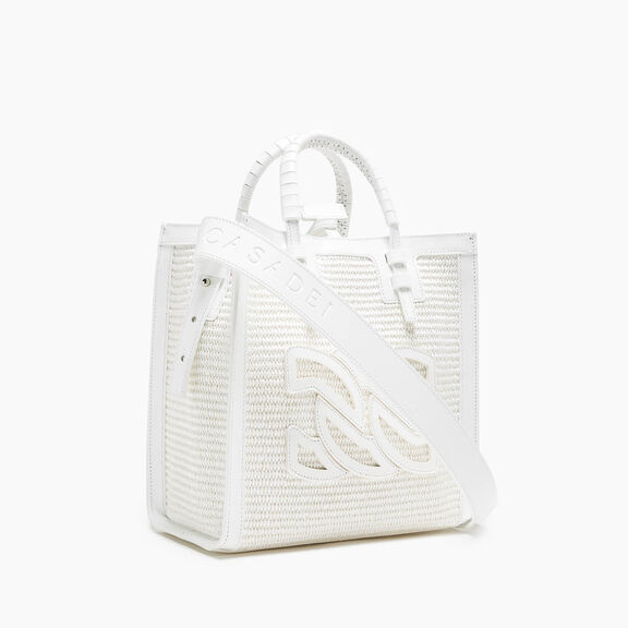 Casadei Beaurivage Shopper Bag White 3W380V0000BEAUR