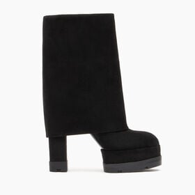 Casadei Nancy Reversable Suede Boots Cocoa 1S343Y1201C2180