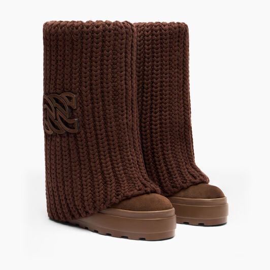 Casadei Double Face High Boot Cacao 2S399A0811T0562 Casadei Double Face High Boot Cacao 2S399A0811T0562