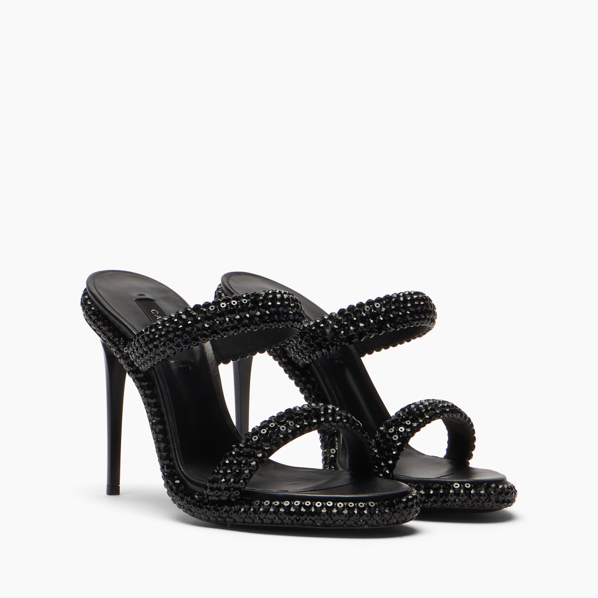 Casadei Sirio Mule Black, black 1M508B100HC2958 Casadei Sirio Mule Black, black 1M508B100HC2958