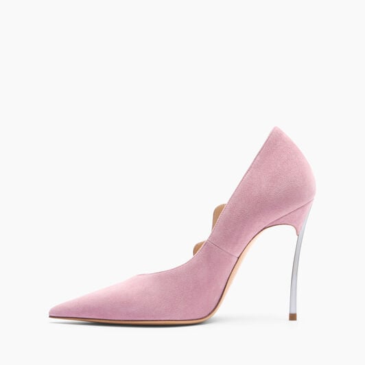 Casadei Superblade Suede Pumps Mauve 1F023A100MCAMOS Casadei Superblade Suede Pumps Mauve 1F023A100MCAMOS