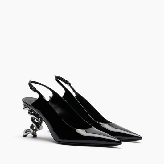 Casadei Slingback Infinity Black 1G662A080MC2907 Casadei Slingback Infinity Black 1G662A080MC2907