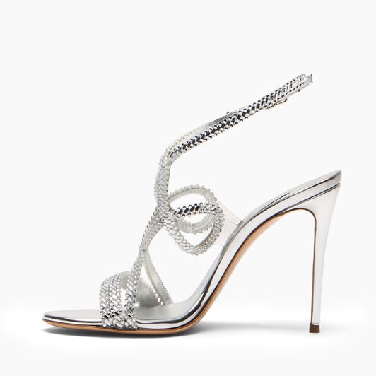 Casadei Josephine Julia Sandalia Silver. silver 1L439B1001C2952 Casadei Josephine Julia Sandalia Silver. silver 1L439B1001C2952