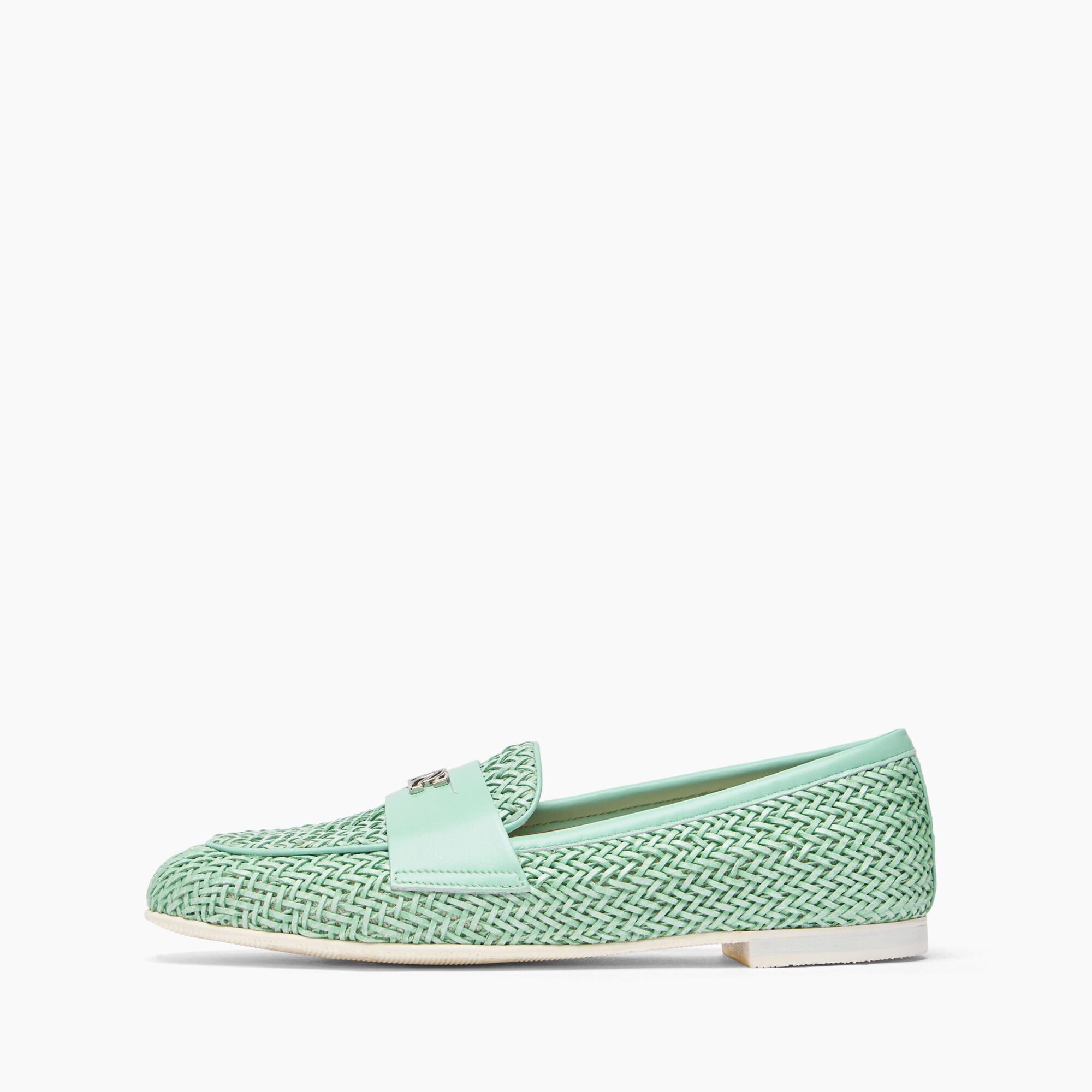 Casadei Hanoi Loafers Milk and Mint 1A255X0101C2366