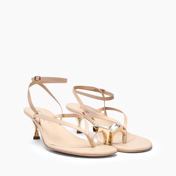 Casadei صنادل كيتن شيك بينك بيتش 1N254B0501C3025 Casadei صنادل كيتن شيك بينك بيتش 1N254B0501C3025