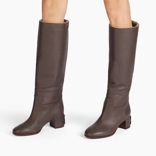 Casadei Nuova Mun Hippodrom High Boot Castagna 1S387A0511HIPPO Casadei Nuova Mun Hippodrom High Boot Castagna 1S387A0511HIPPO