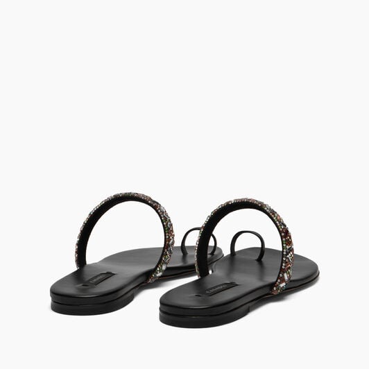 Casadei Vegas Flat Black 1N250B0101C2954 Casadei Vegas Flat Black 1N250B0101C2954