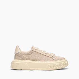 Casadei Off Road Jutalux Sneakers Gold and Milk 2X051J0201C2671