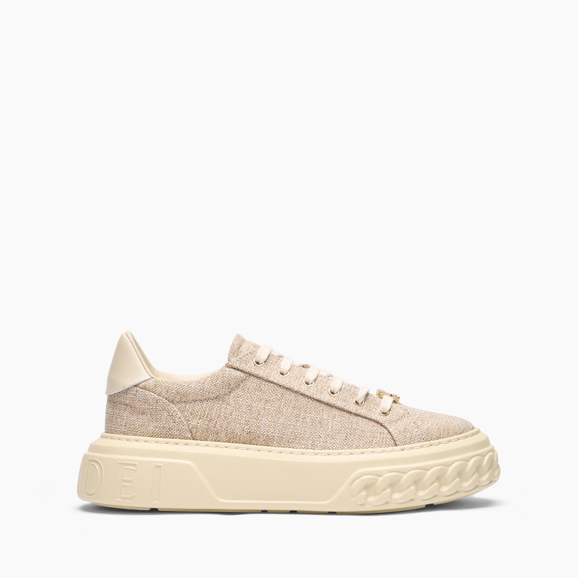 Casadei Off Road Jutalux Sneakers Gold and Milk 2X051J0201C2671