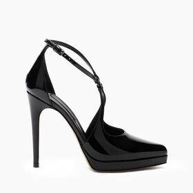 Casadei Milonga Michelle Platform Sandals Black 1T053W100MC2531